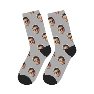 Custom Face Socks, Custom socks, custom face socks, face socks, photo socks, custom socks, custom photo socks, personalized socks - image4